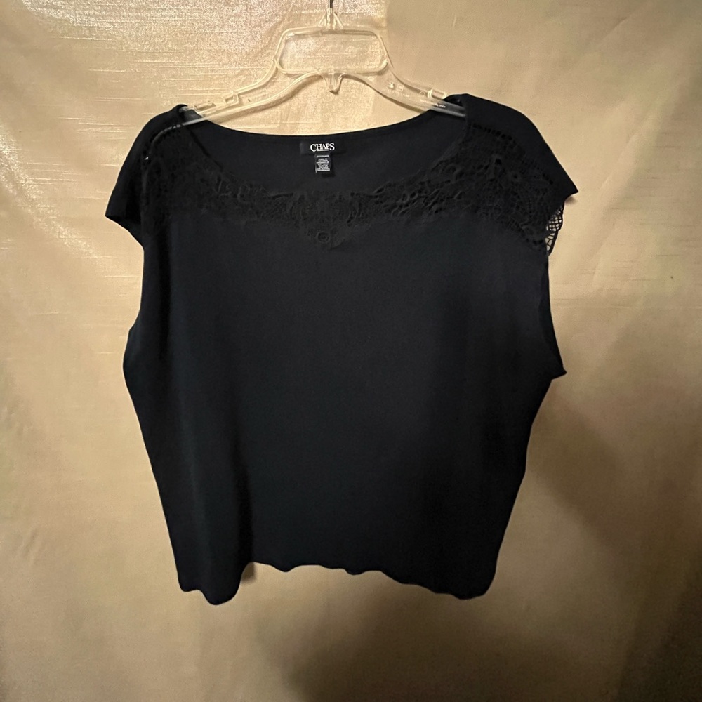 2x tee with pretty embroidery at the top